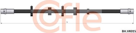 Cofle 92.BH.VK015 - Bremžu šļūtene ps1.lv
