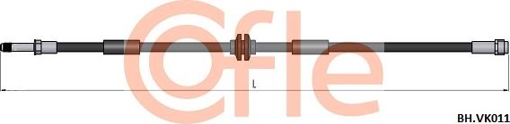 Cofle 92.BH.VK011 - Bremžu šļūtene ps1.lv