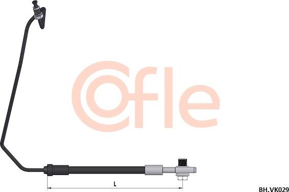Cofle 92.BH.VK029 - Bremžu šļūtene ps1.lv