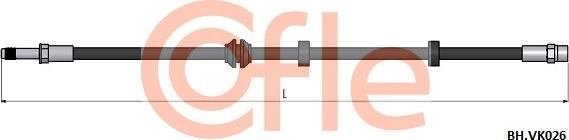 Cofle 92.BH.VK026 - Bremžu šļūtene ps1.lv