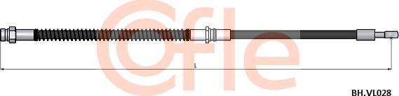 Cofle 92.BH.VL028 - Bremžu šļūtene ps1.lv