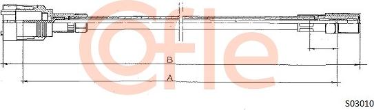 Cofle 92.S03010 - Spidometra trose ps1.lv