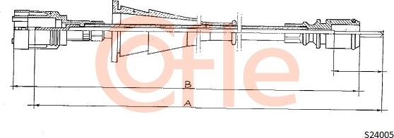 Cofle 92.S24005 - Spidometra trose ps1.lv