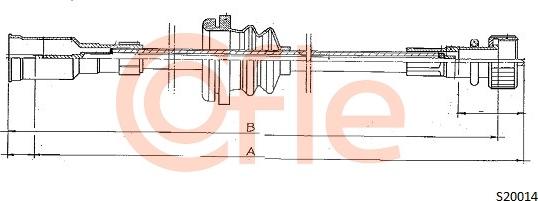 Cofle 92.S20014 - Spidometra trose ps1.lv