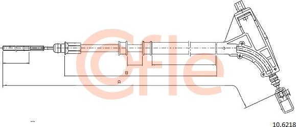 Cofle 92.10.6218 - Trose, Stāvbremžu sistēma ps1.lv