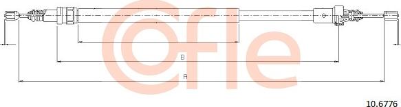 Cofle 10.6776 - Trose, Stāvbremžu sistēma ps1.lv