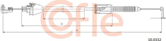 Cofle 10.0332 - Akseleratora trose ps1.lv