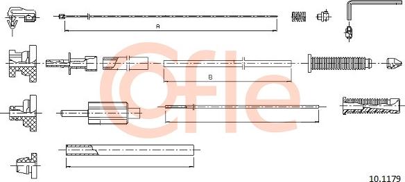 Cofle 10.1179 - Akseleratora trose ps1.lv