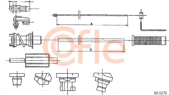 Cofle 10.1171 - Akseleratora trose ps1.lv