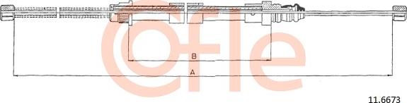 Cofle 11.6673 - Trose, Stāvbremžu sistēma ps1.lv