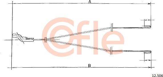 Cofle 92.12.506 - Sildītāja vārsta trose ps1.lv
