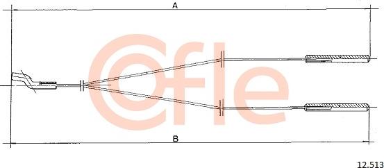 Cofle 92.12.513 - Sildītāja vārsta trose ps1.lv