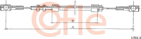 Cofle 92.1703.3 - Akseleratora trose ps1.lv