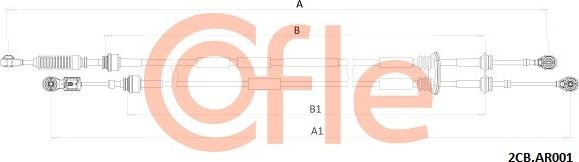 Cofle 2CB.AR001 - Trose, Mehāniskā pārnesumkārba ps1.lv