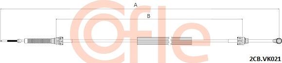 Cofle 92.2CB.VK021 - Trose, Mehāniskā pārnesumkārba ps1.lv