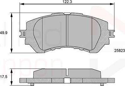 MDR MFP-22025 - Bremžu uzliku kompl., Disku bremzes ps1.lv