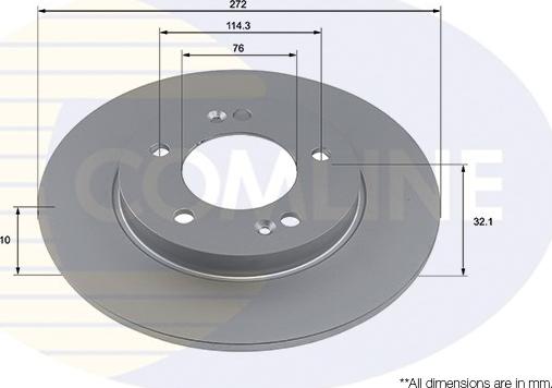 Comline ADC4064 - Bremžu diski ps1.lv