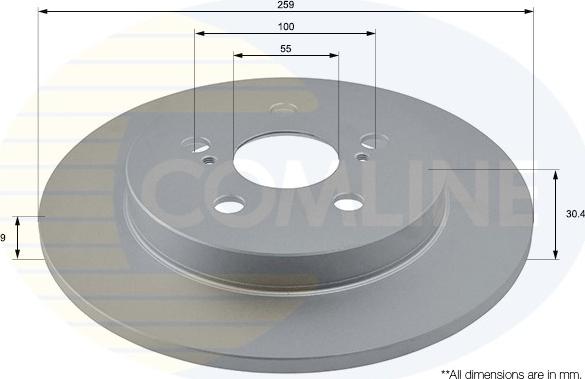 Comline ADC01149 - Bremžu diski ps1.lv