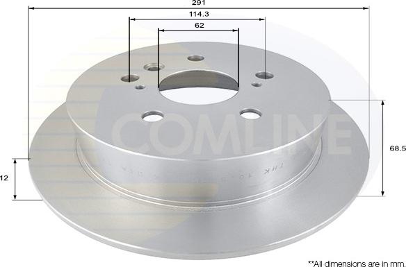 Comline ADC01102 - Bremžu diski ps1.lv