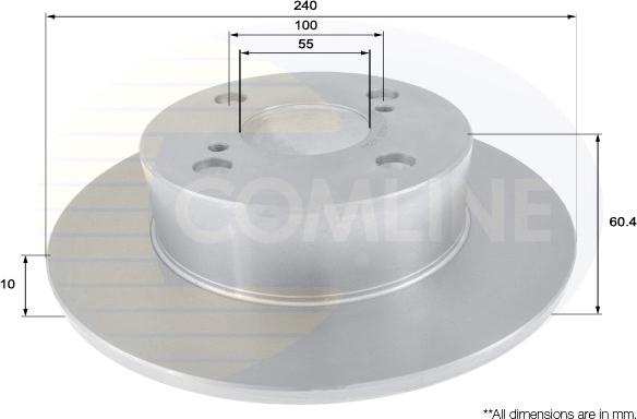 Comline ADC01131 - Bremžu diski ps1.lv