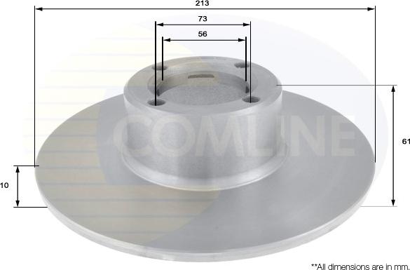 Comline ADC1304 - Bremžu diski ps1.lv