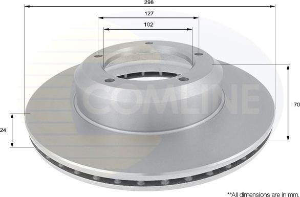 Comline ADC1311V - Bremžu diski ps1.lv