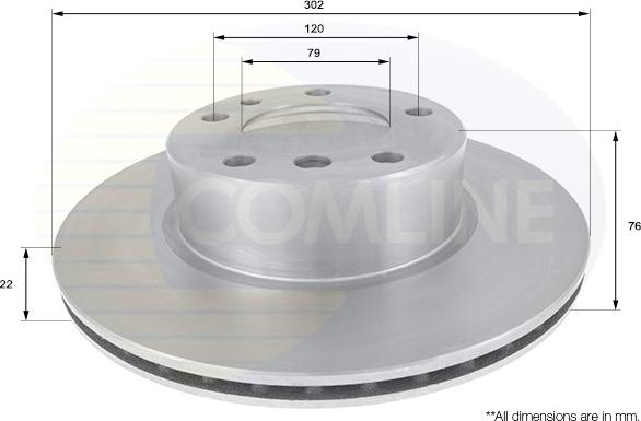 Comline ADC1710V - Bremžu diski ps1.lv