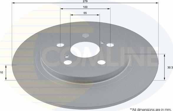 Comline ADC2814 - Bremžu diski ps1.lv