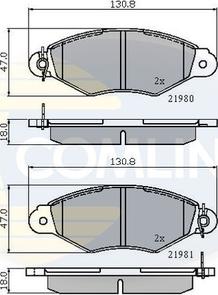 Comline CBP0485 - Bremžu uzliku kompl., Disku bremzes ps1.lv