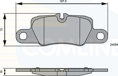 Comline CBP06123 - Bremžu uzliku kompl., Disku bremzes ps1.lv