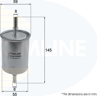 Comline CDW13006 - Degvielas filtrs ps1.lv