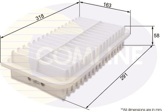 Comline CTY12250 - Gaisa filtrs ps1.lv