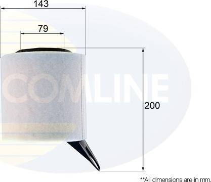 Comline EAF583 - Gaisa filtrs ps1.lv