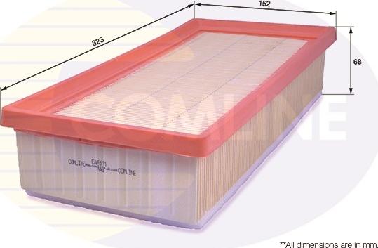 Comline EAF611 - Gaisa filtrs ps1.lv