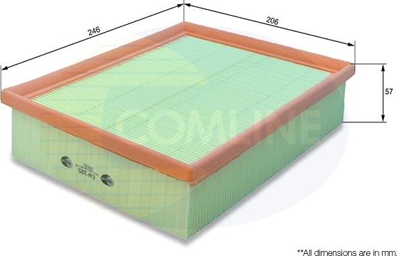 Comline EAF385 - Gaisa filtrs ps1.lv