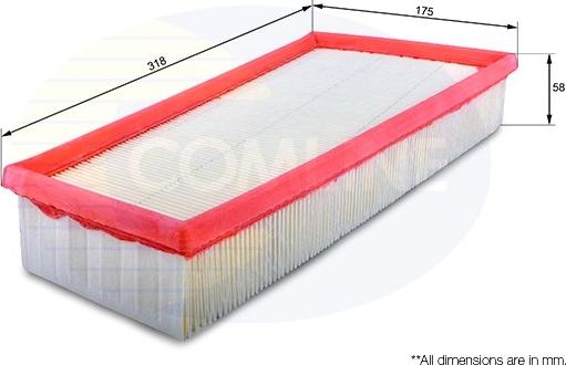 Comline EAF246 - Gaisa filtrs ps1.lv