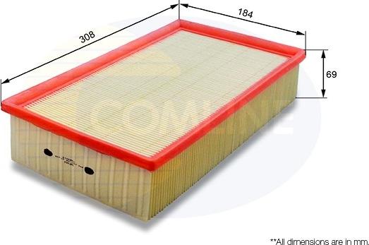 Comline EAF262 - Gaisa filtrs ps1.lv