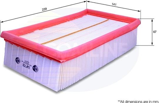 Comline EAF706 - Gaisa filtrs ps1.lv