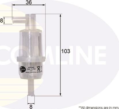 Comline EFF043 - Degvielas filtrs ps1.lv