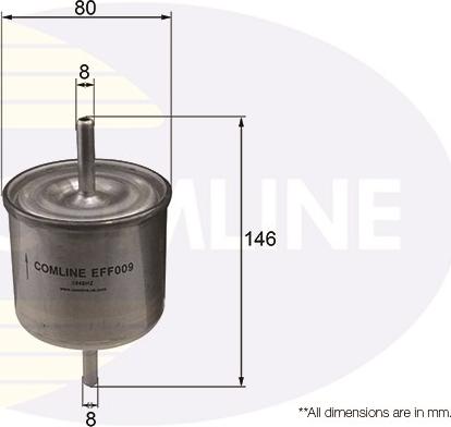 Comline EFF009 - Degvielas filtrs ps1.lv