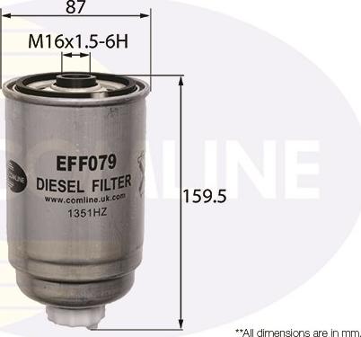 Comline EFF079 - Degvielas filtrs ps1.lv