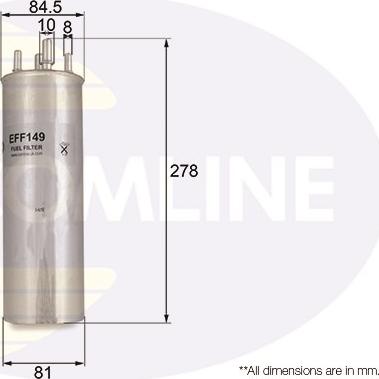 Comline EFF149 - Degvielas filtrs ps1.lv