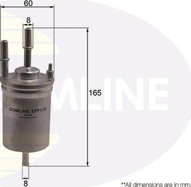 Comline EFF172 - Degvielas filtrs ps1.lv