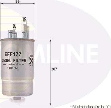 Comline EFF177 - Degvielas filtrs ps1.lv