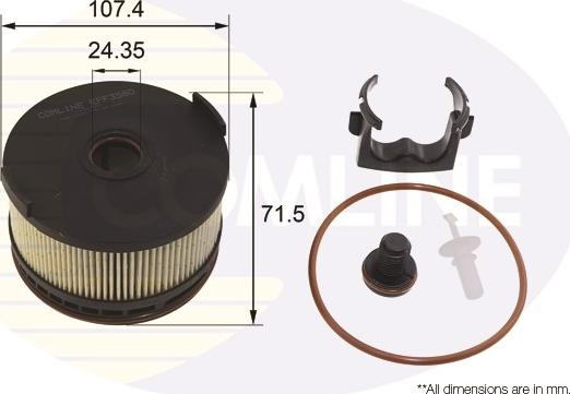 Comline EFF358D - Degvielas filtrs ps1.lv