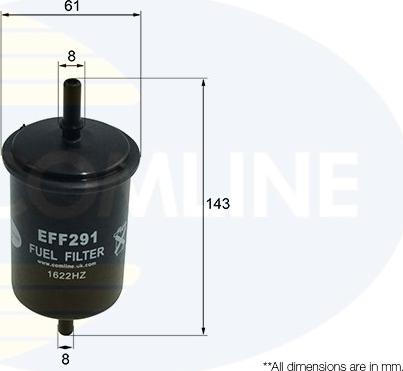 Comline EFF291 - Degvielas filtrs ps1.lv