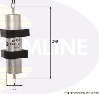 Comline EFF207 - Degvielas filtrs ps1.lv