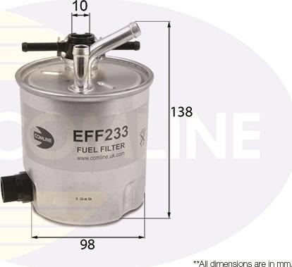 Comline EFF233 - Degvielas filtrs ps1.lv