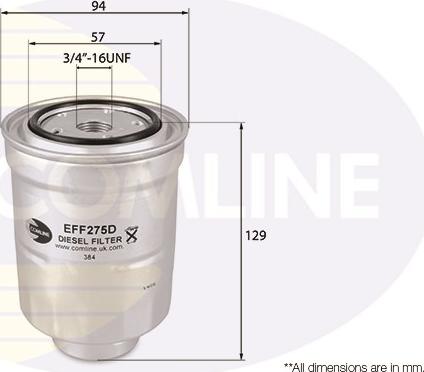 Comline EFF275D - Degvielas filtrs ps1.lv