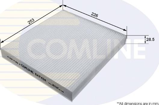 Comline EKF434 - Filtrs, Salona telpas gaiss ps1.lv